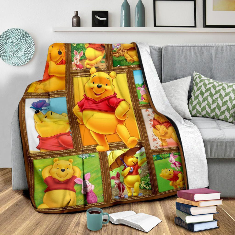 Winnie The Pooh Fleece Blanket Amazing Gift Idea For Fan Perfect Ivy