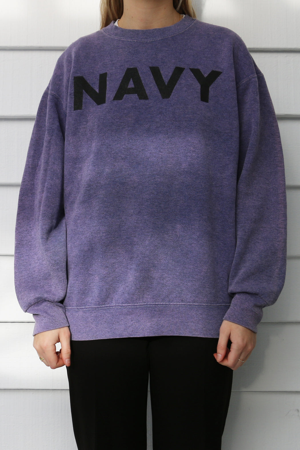 vintage navy sweatshirt