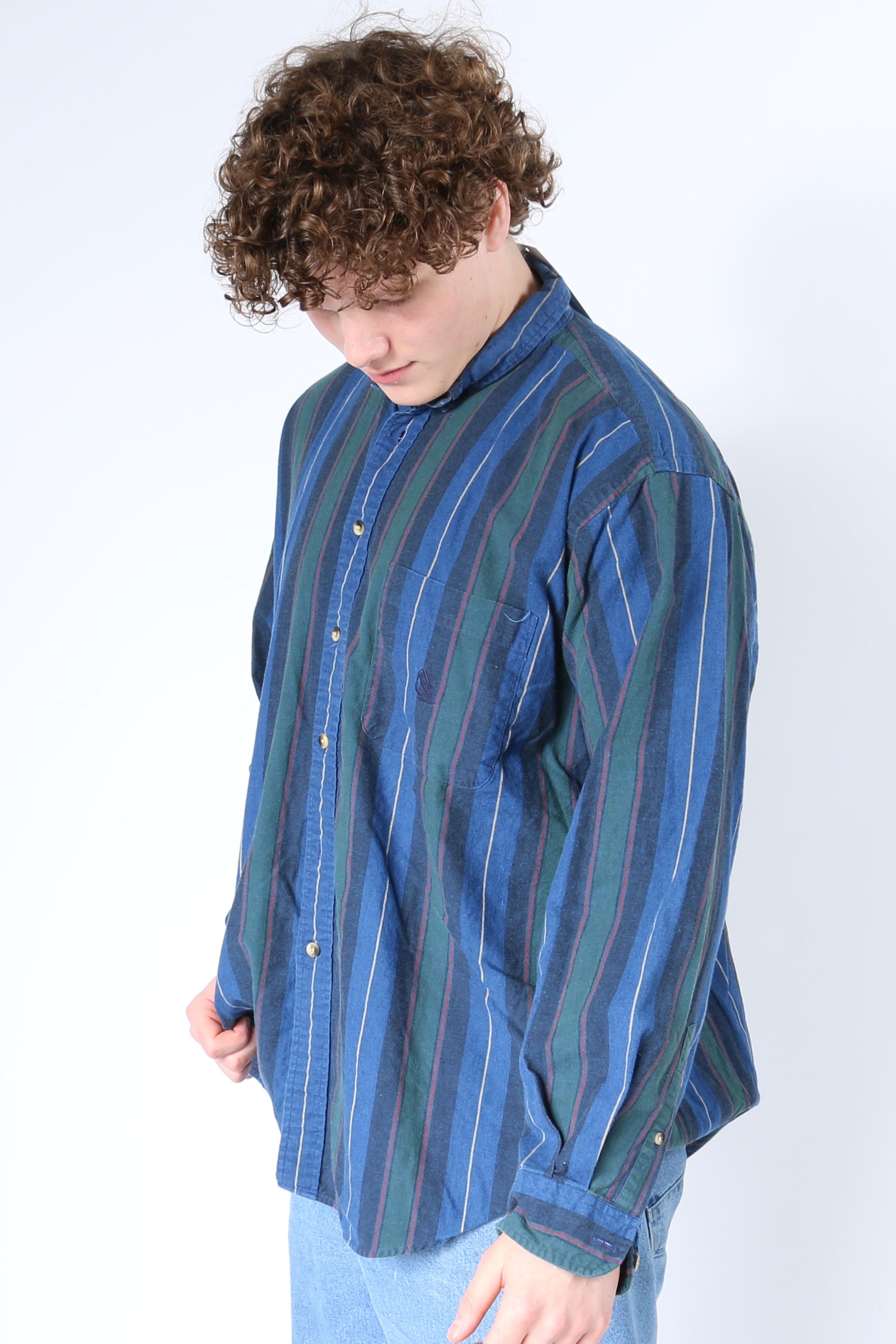 CMMN SWDN CECIL STRIPE OFF ORGANZA SHIRT | unimac.az