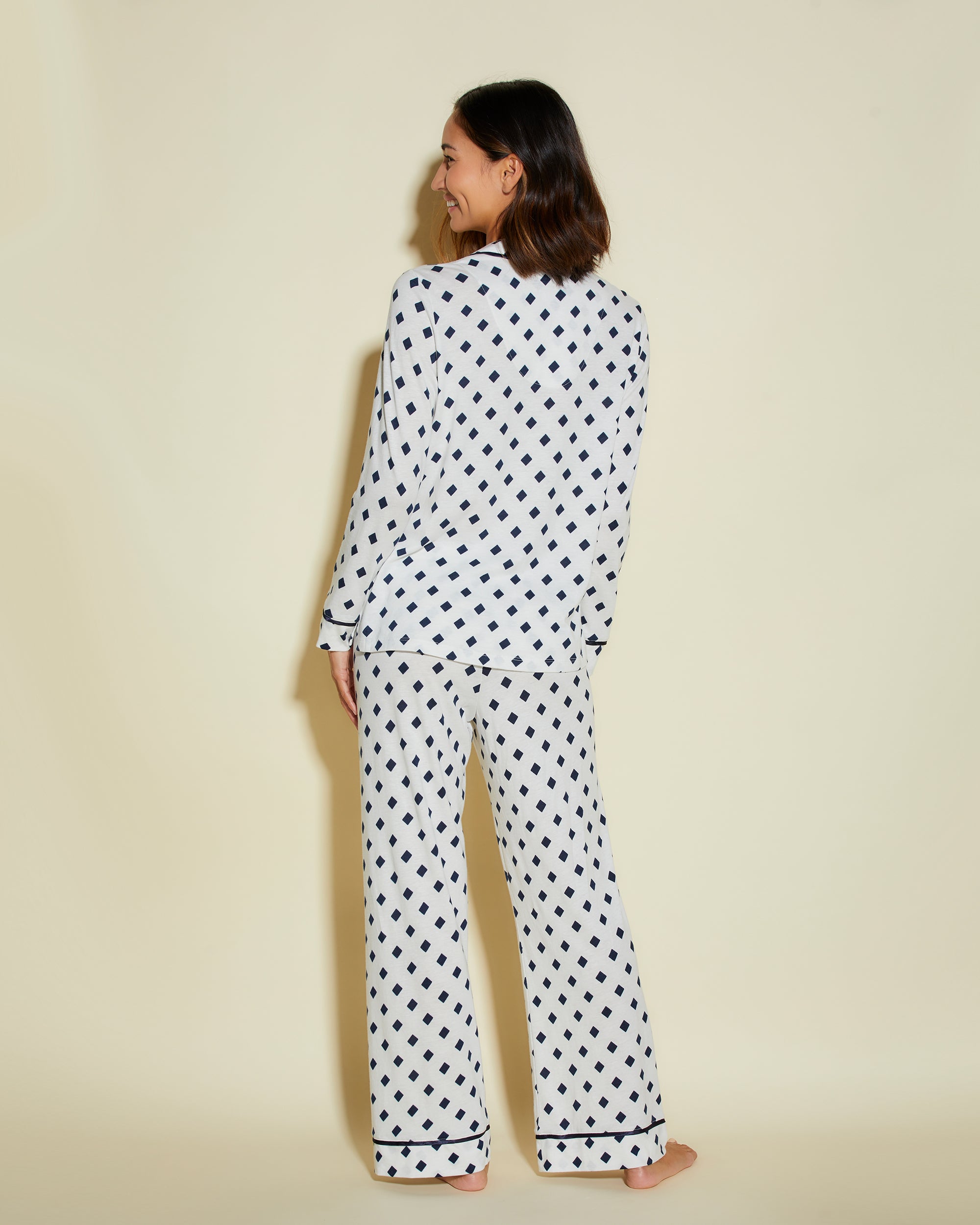 Cosabella | Bella Printed Petite Long Sleeve Top & Pant Pajama Set