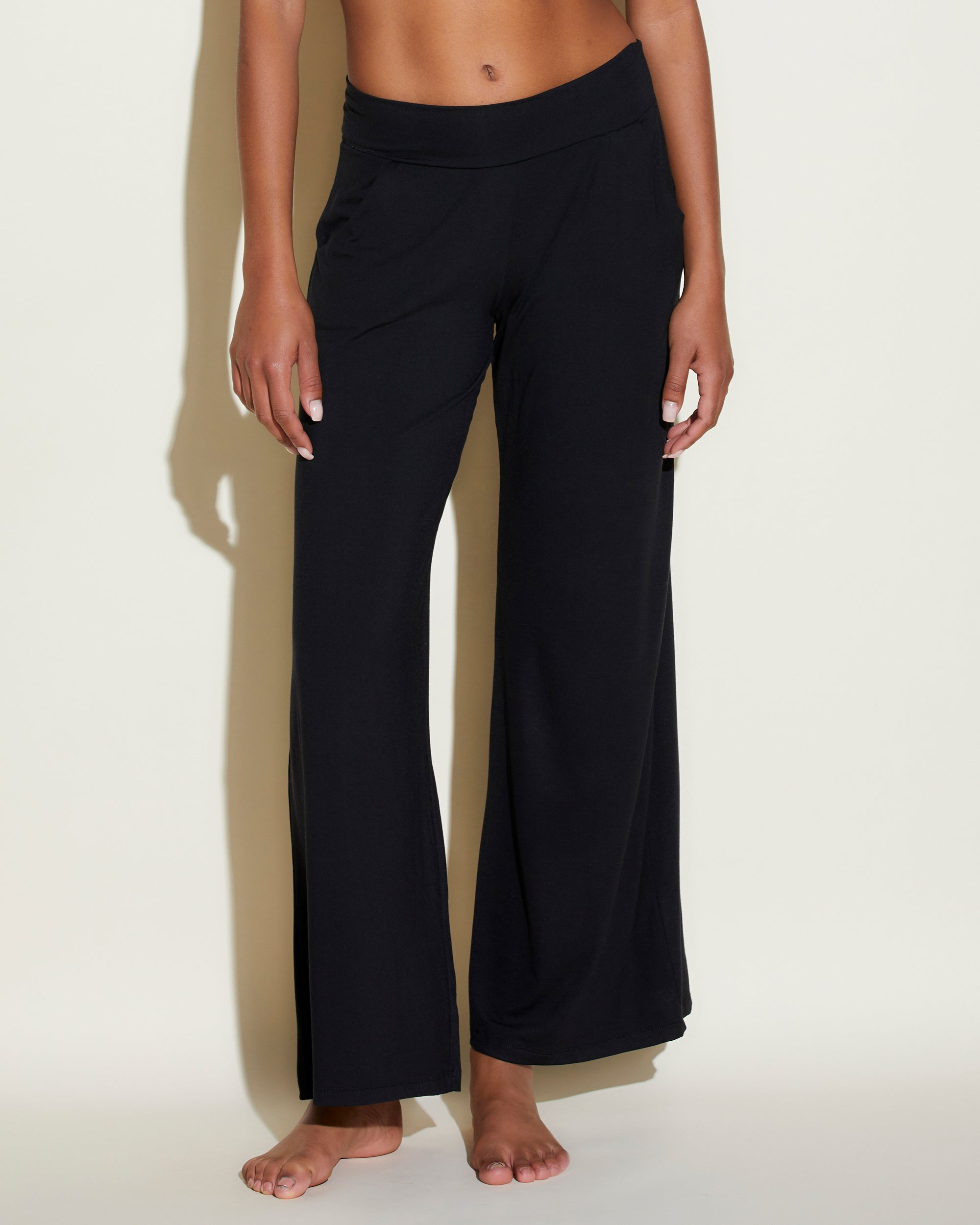 cosabella women's ceylon modal lounge pant, black, large, modal pant