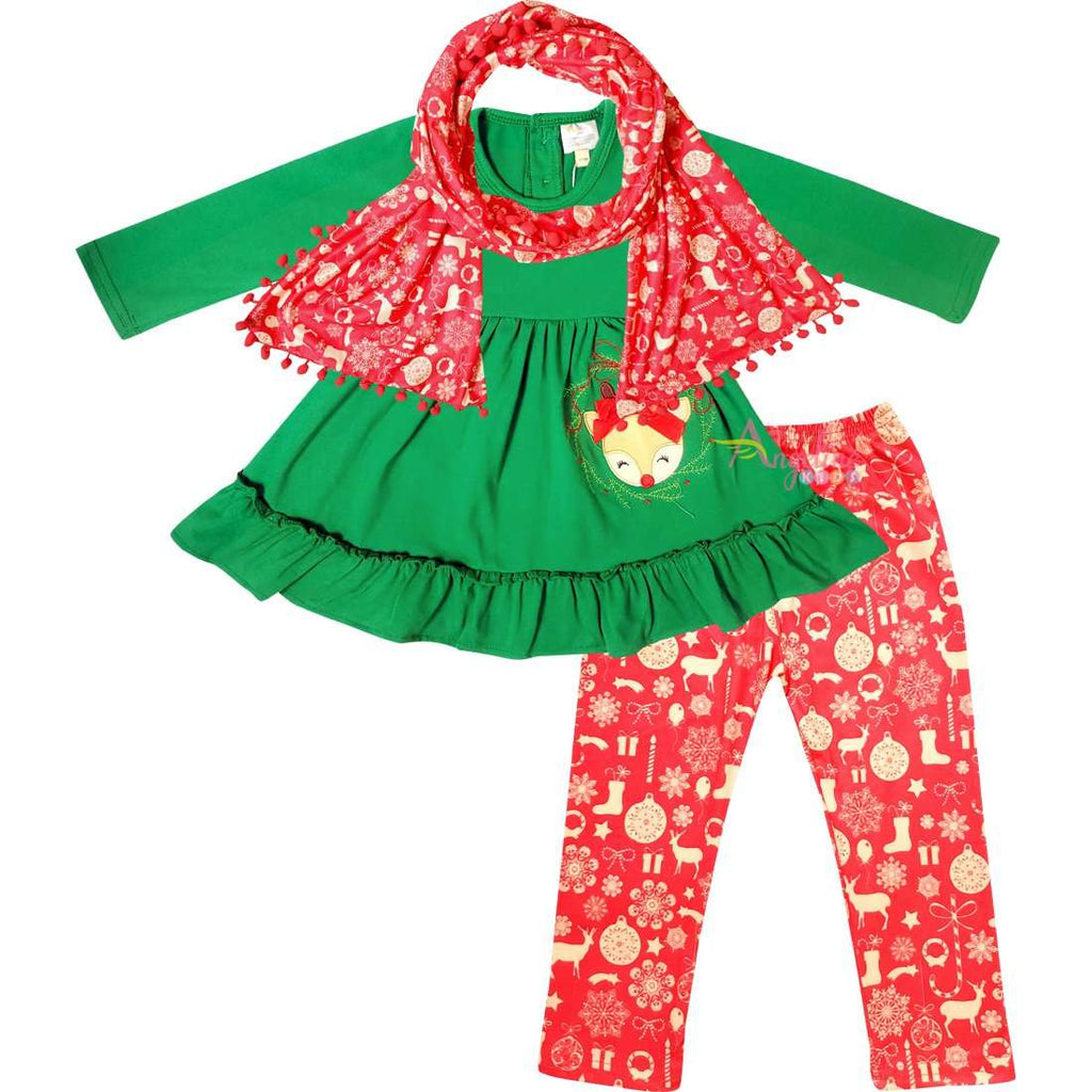 girls reindeer outfit