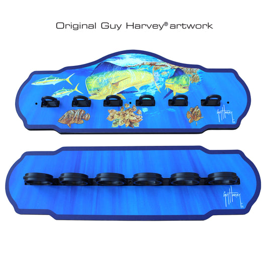 Guy Harvey | Bass 8 Rod Wall Rack