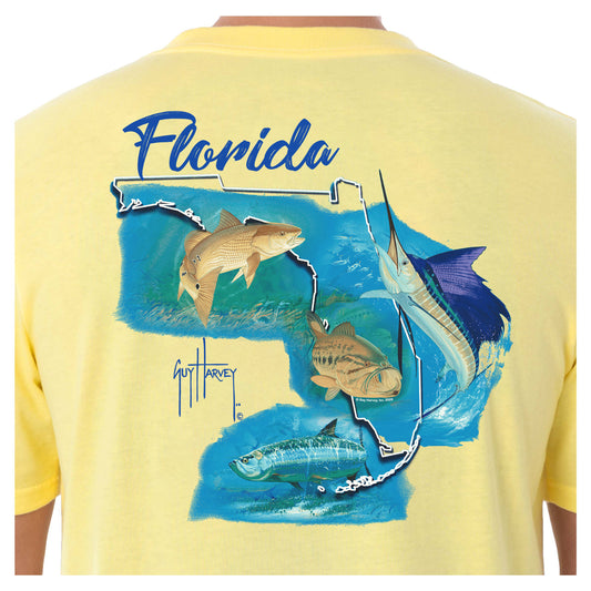 Men's Long Sleeve Heather Textured Cationic Coral Fishing Shirt – Guy Harvey