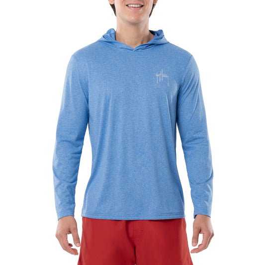 Men's Saltwater Sails Long Sleeve Performance Hoodie – Guy Harvey