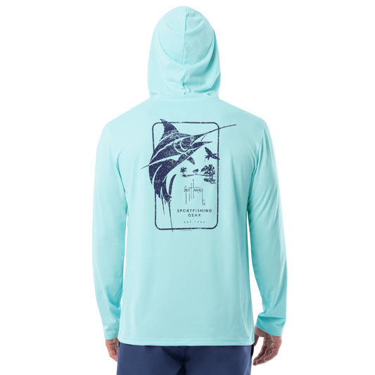 Men's Nautical Tuna Long Sleeve Performance Hoodie – Guy Harvey