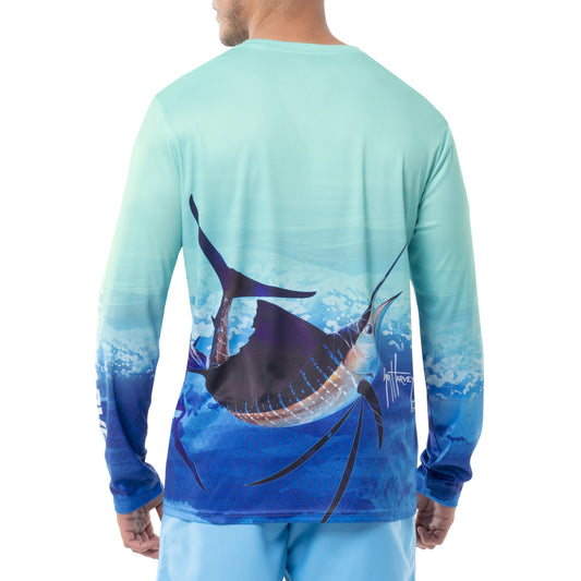 Men's Big Blue Long Sleeve Performance Shirt – Guy Harvey