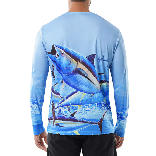 Men's Red Fish Performance Sun Protection Top – Guy Harvey