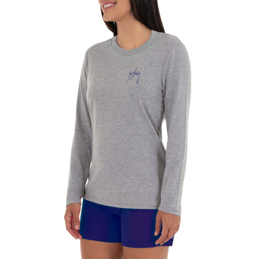 Ladies Reef And Friends Long Sleeve Green T-Shirt – Guy Harvey