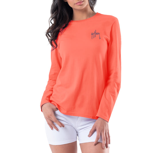 Ladies Billfish Mandala Long Sleeve Crew Neck T-Shirt – Guy Harvey