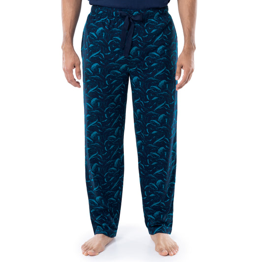 Buy IndiWeaves Mens Regular Fit Nightwear/ Capri_Blue_Size-32 at