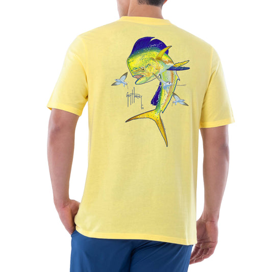 Guy Harvey Mens Marlin and Boat 2 Fishing Pocket T-shirt Pick SizeWhite3X  54683312486 - AliExpress