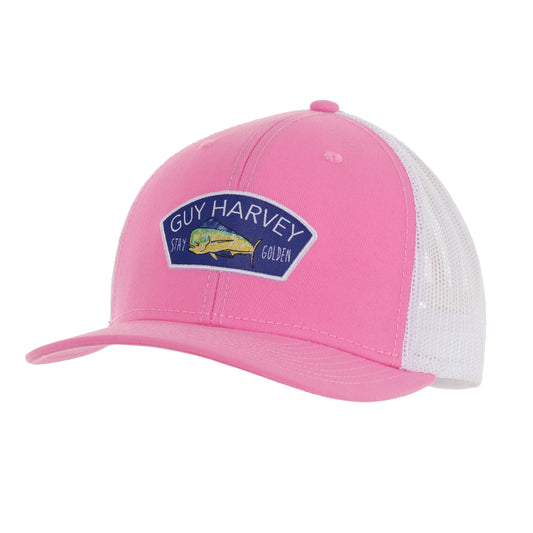 Guy Harvey | Men Barbados Patch Mesh Trucker Hat