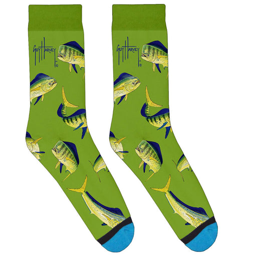 Green Trout Socks – Guy Harvey