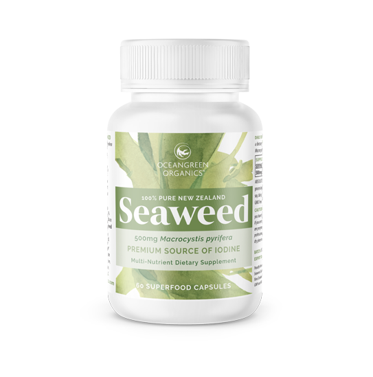 Oceangreen Organics Seaweed Superfood Capsules 60 S Naturally Healthy Nz