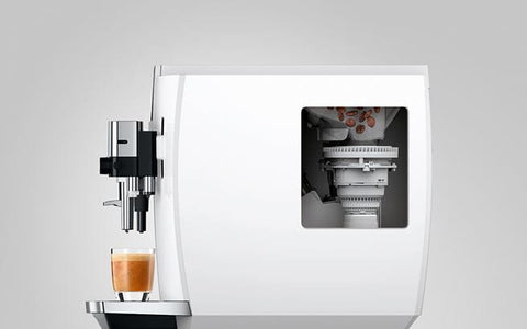Jura E8 Piano White Generation 4 Bean-to-Cup Coffee Machine