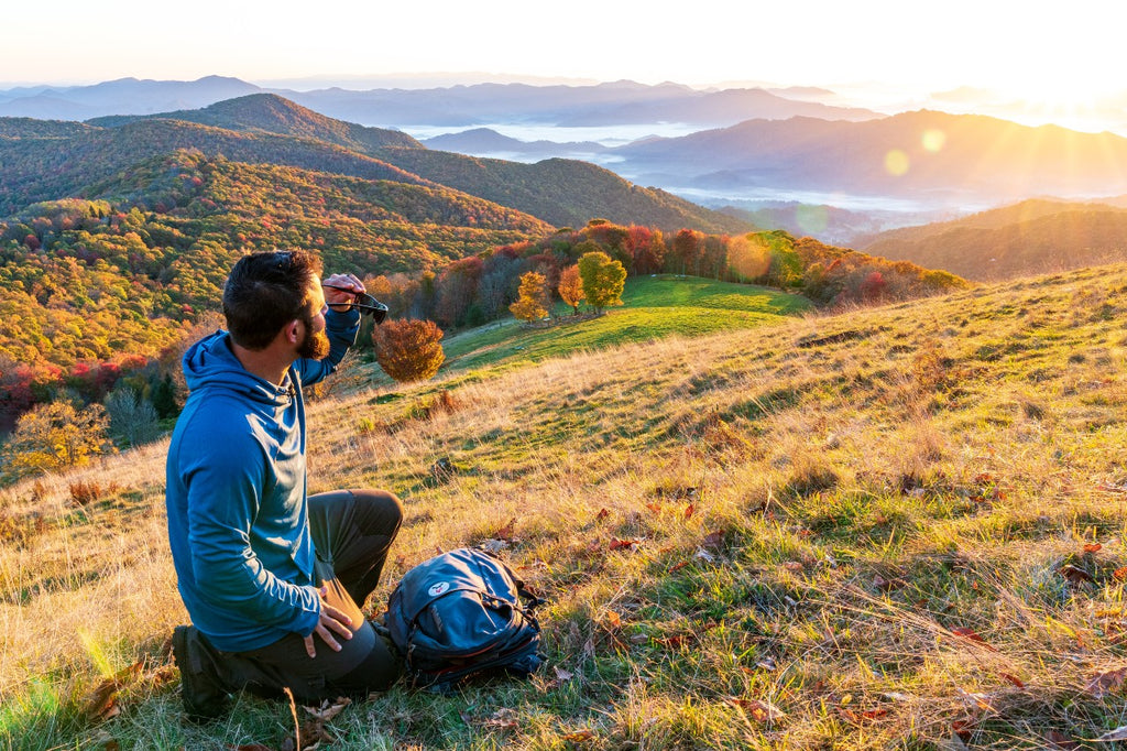 man-hiking-in-mountains