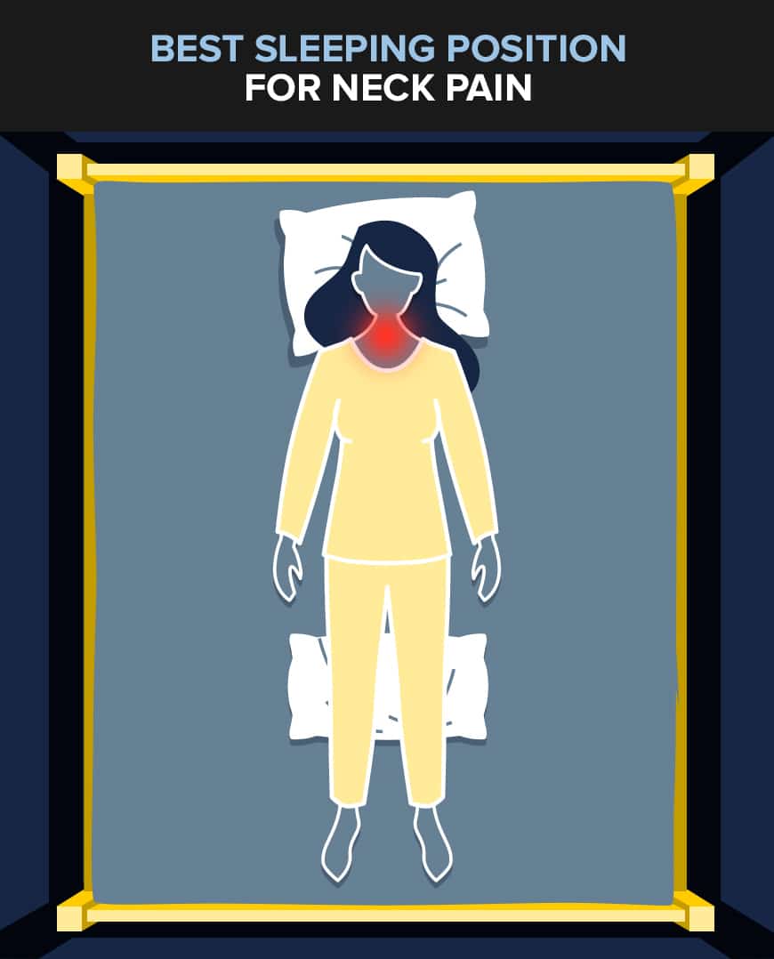 sleeping position to reduce neck pain