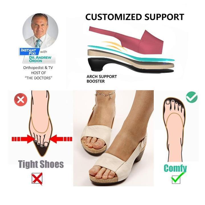 elegant comfortable low chunky heel summer sandals