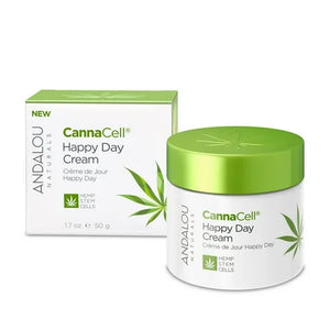 Andalou Naturals CannaCell Happy Face Day Cream with Hemp Seed Oil 1.7oz - CommonFinds