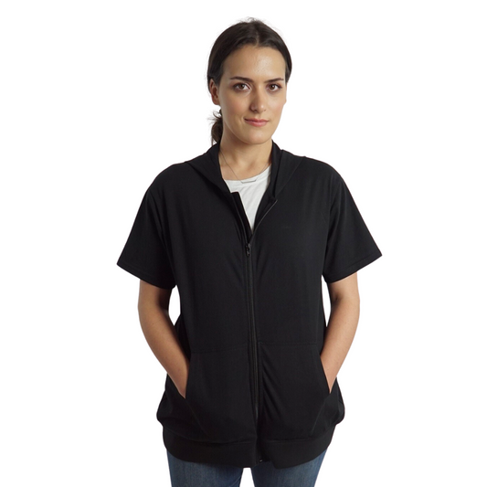 Inspired Comforts Mastectomy Recovery Shirt with Drain Pockets & Drainage  Tube Fasteners, Grey S : : Clothing, Shoes & Accessories
