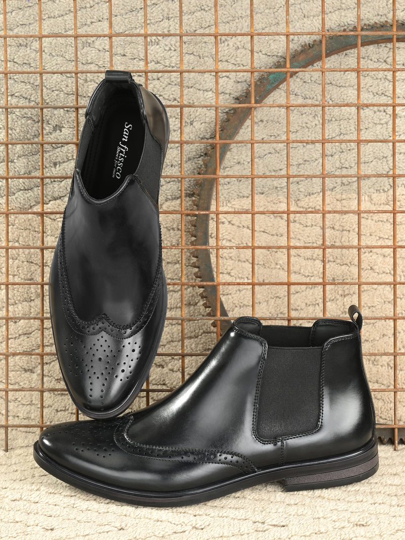 Buy Hague Black Chelsea Boots Online – Sanfrissco