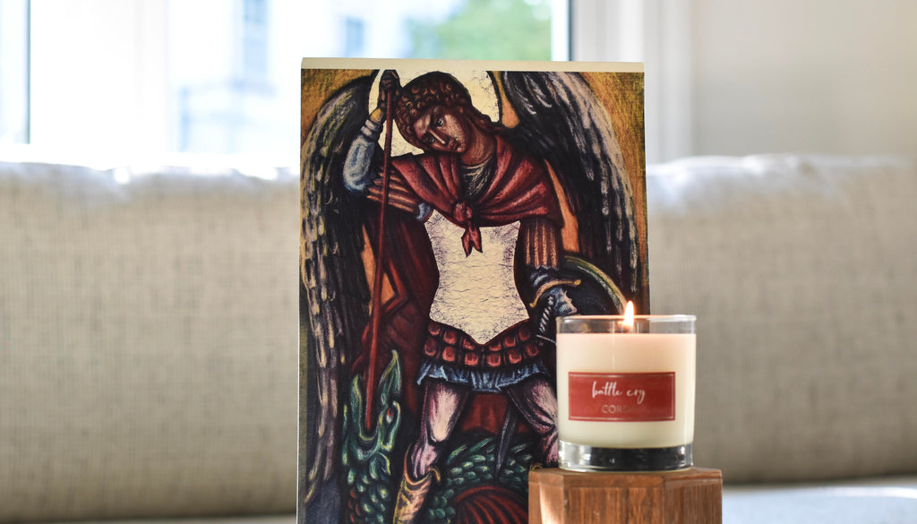 CORDA-catholic-candle-michael-archangel-jewish-roots-scripture