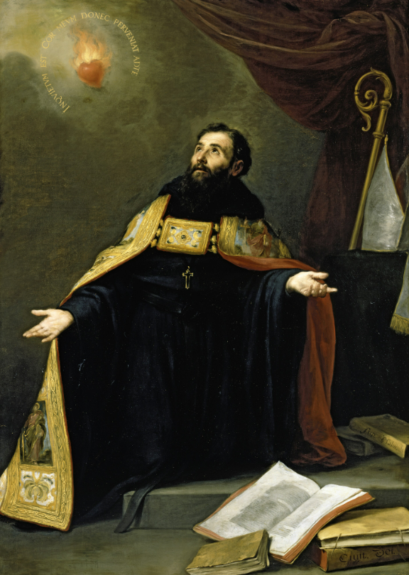 "Saint Augustine in Ecstasy" by Bartolome Esteban Murillo