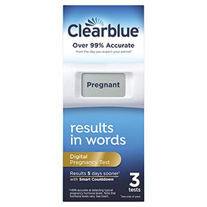 Clearblue Digital Pregnancy Test With Smart Countdown, 3 Count