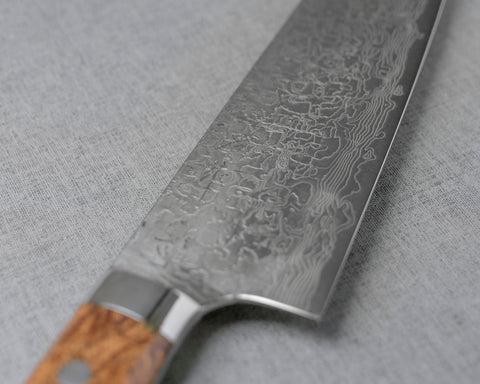 Switchblade Style Knife for Steak - TAKESHI SAJI - R2 Damascus Stee