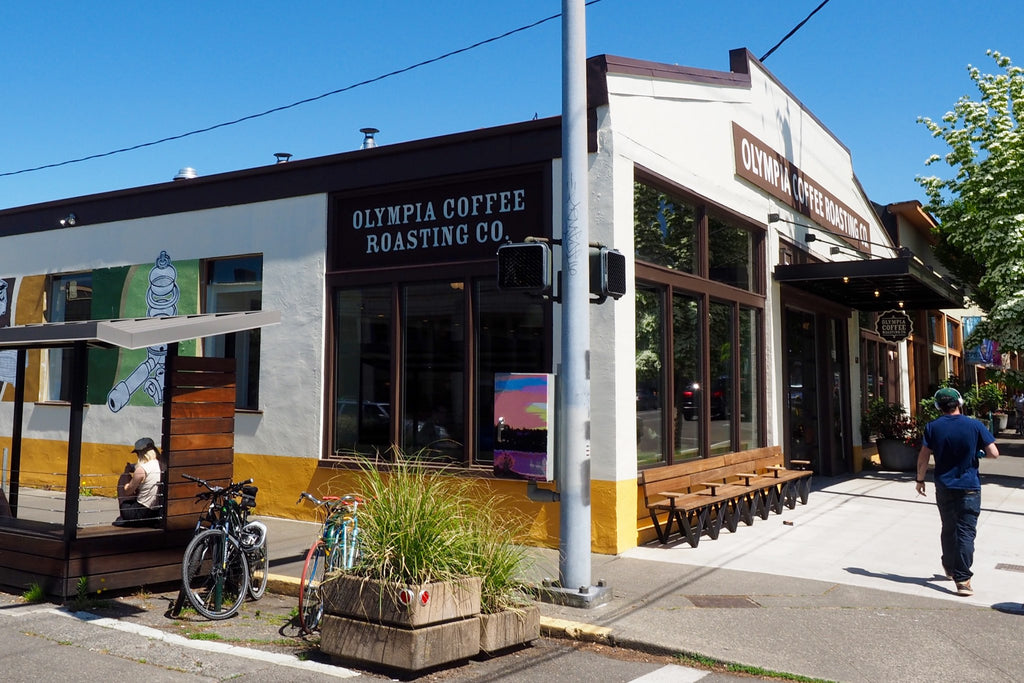 New downtown cafe and expanded roasting headquarters.
