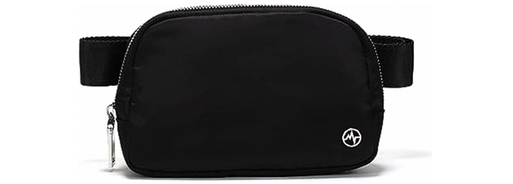 Pander 1L Fanny Pack Everywhere Belt Bag, Bum Bag Crossbody Bags for Women with Adjustable Strap (Black)