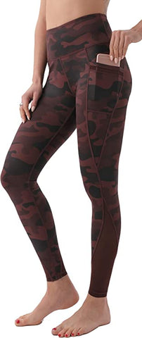 Premium Dark Green Camo Activity Leggings W/pockets / Work Out Full Length  Leggings / Women's High Waist Leggings -  Canada