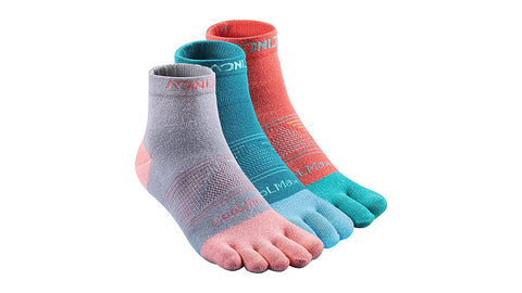 Solid Anklet Toe Socks