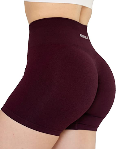 CHRLEISURE Workout Booty Spandex Shorts for Women, High Waist Soft Yoga  Shorts