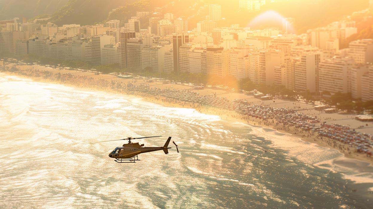 copacabana beach brasilien