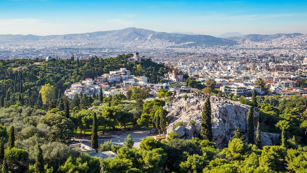Areopagus Hügel Griechenland Urlaub
