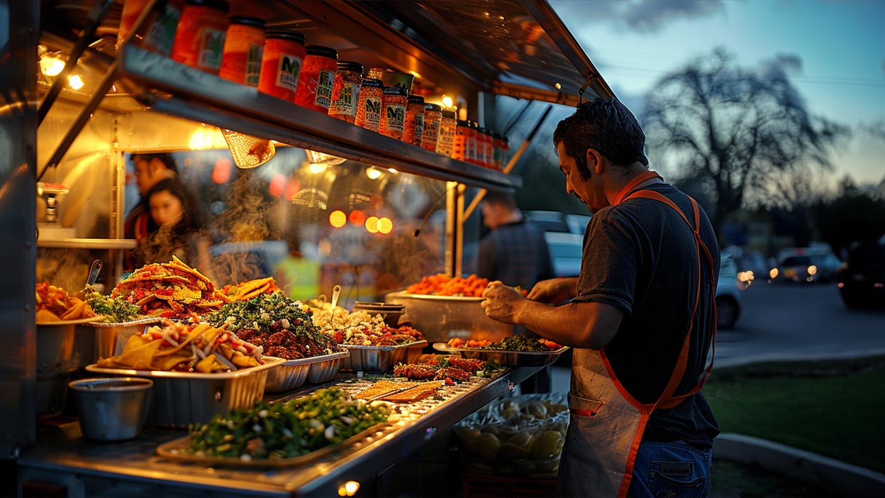 austin texas usa food truck tex mex stadt