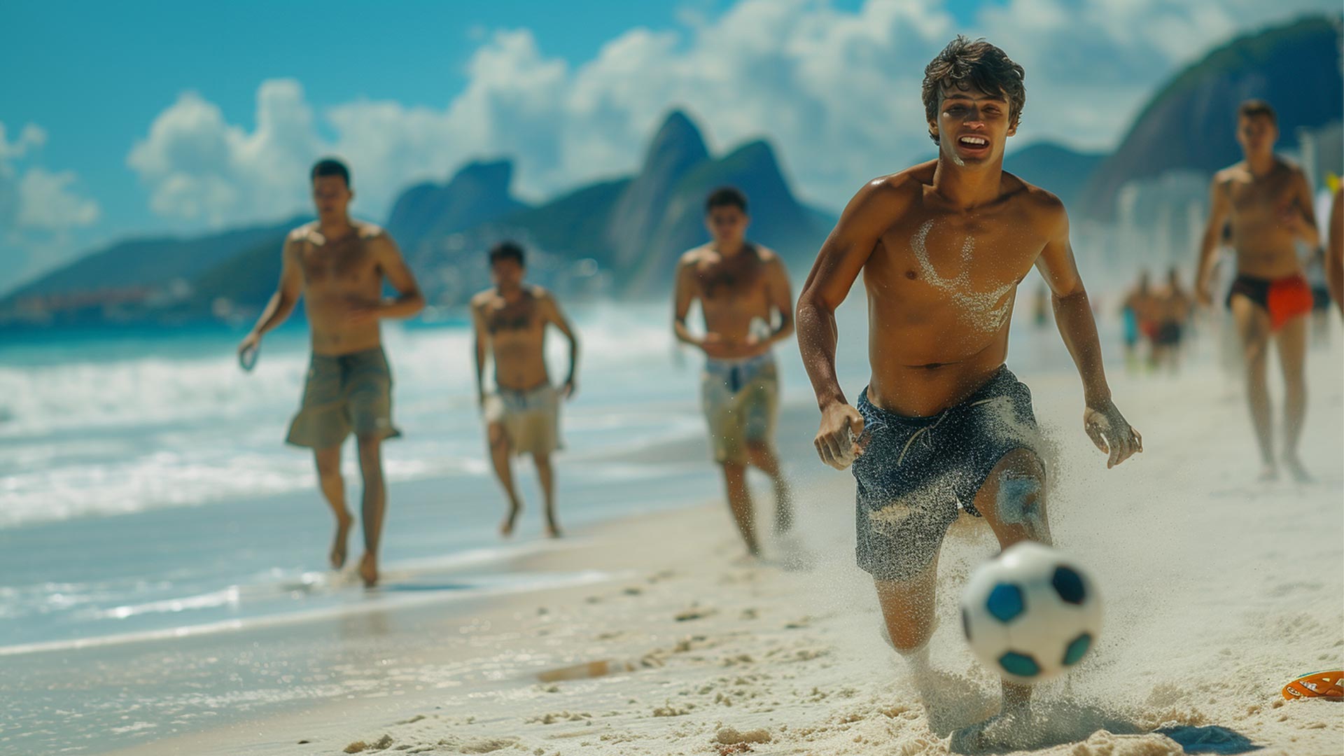 brasilien sommer fussball strand rio de janeiro