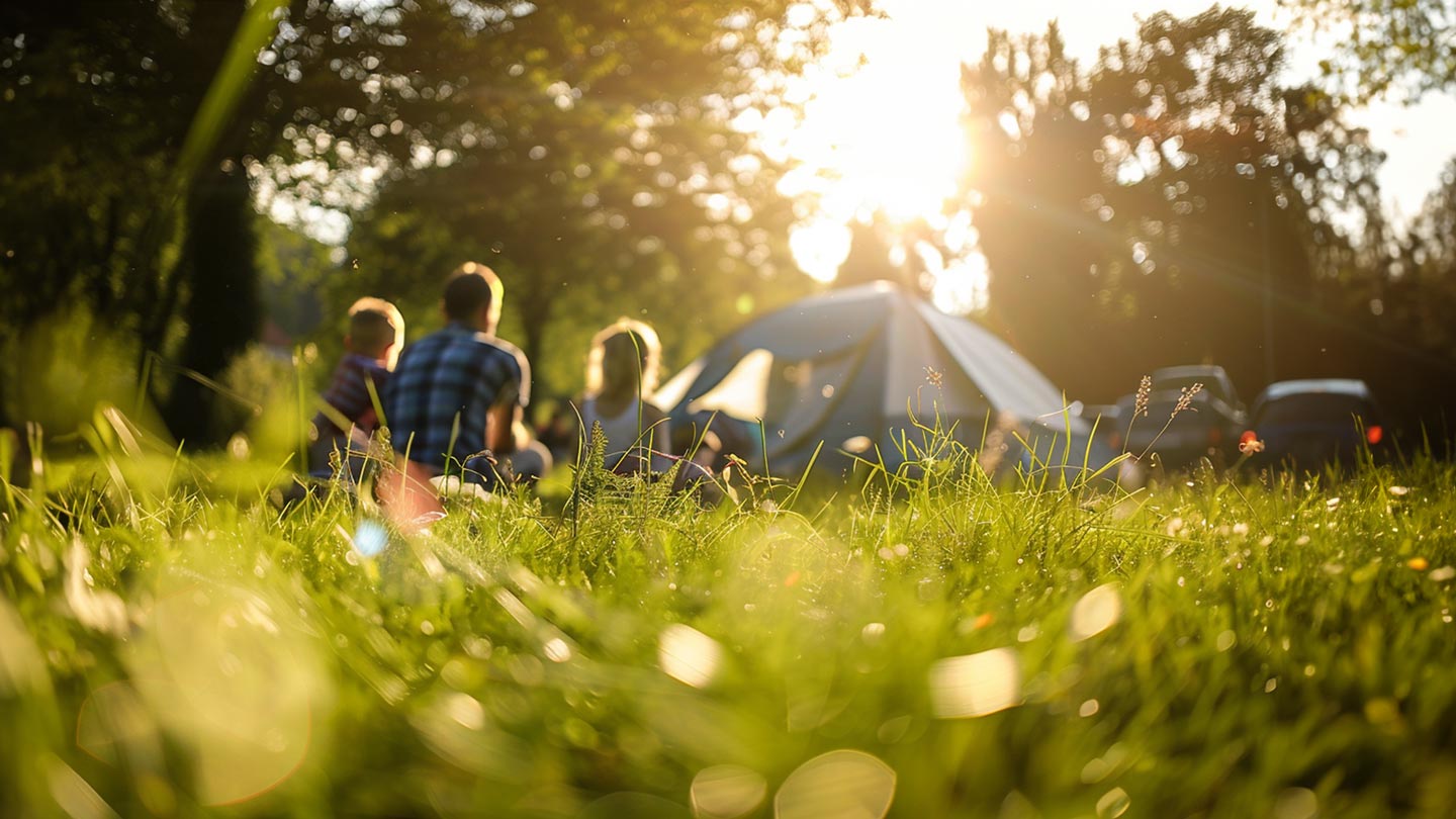 camping familie natur sommer