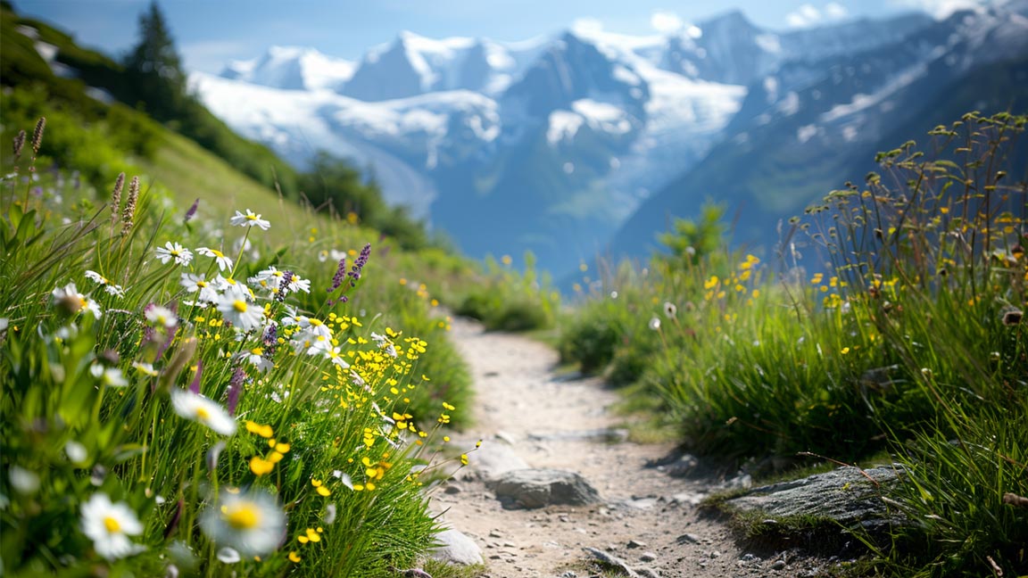 mont blanc berg alpen wandern österreich