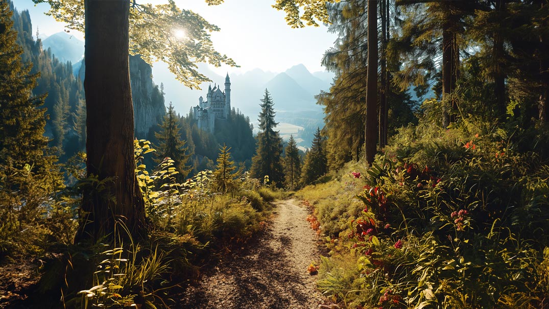 Schloss Neuschwanstein in Bayern