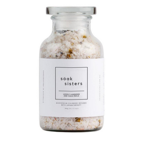 Lovely Lavender & Calm-ōmile Soak, 400g by sōak sisters 