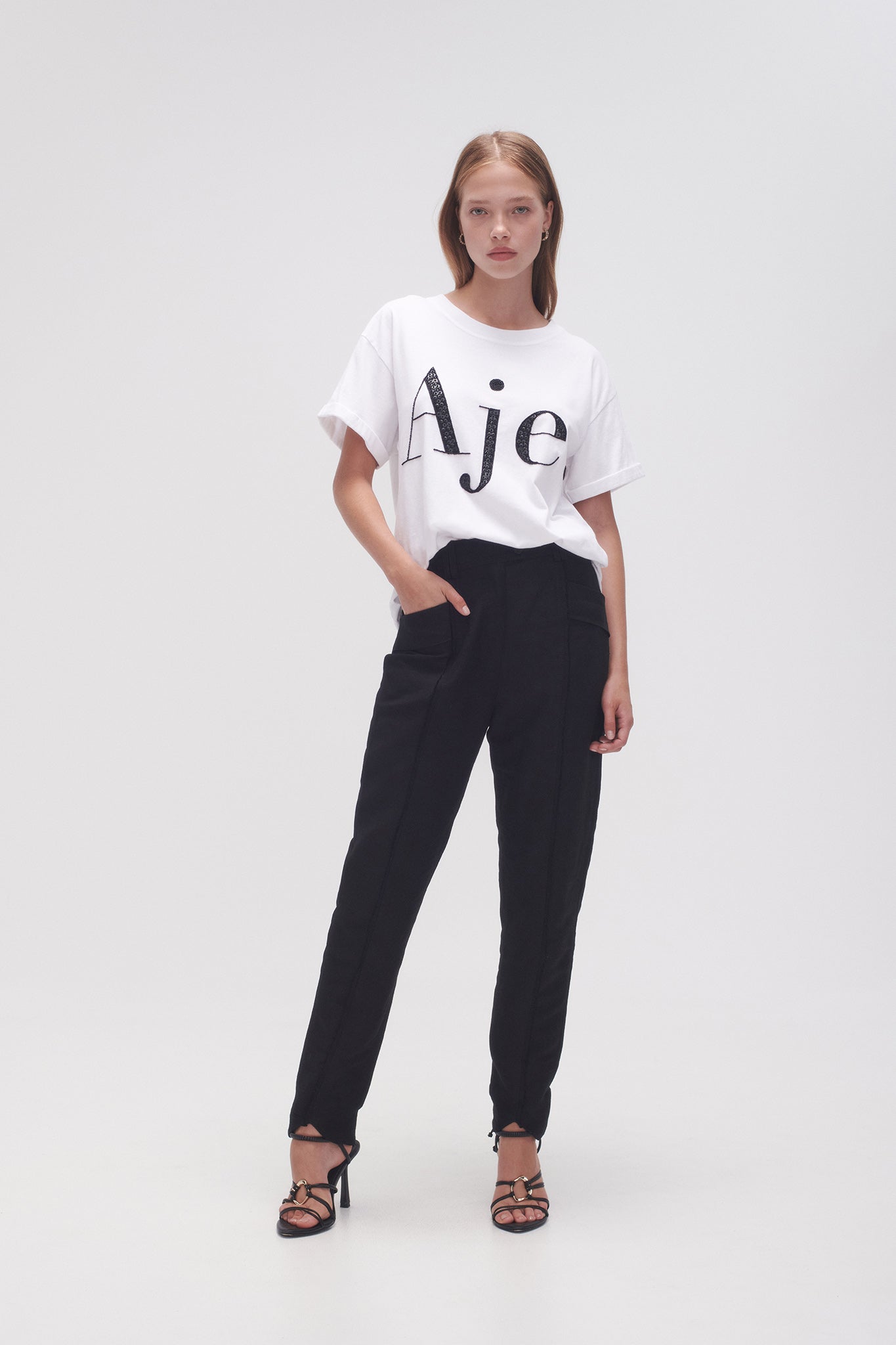 Buy  Brand - Symbol Women's Regular T-Shirt  (SYM-AW22WTE-003_Lime,Black,Pink at