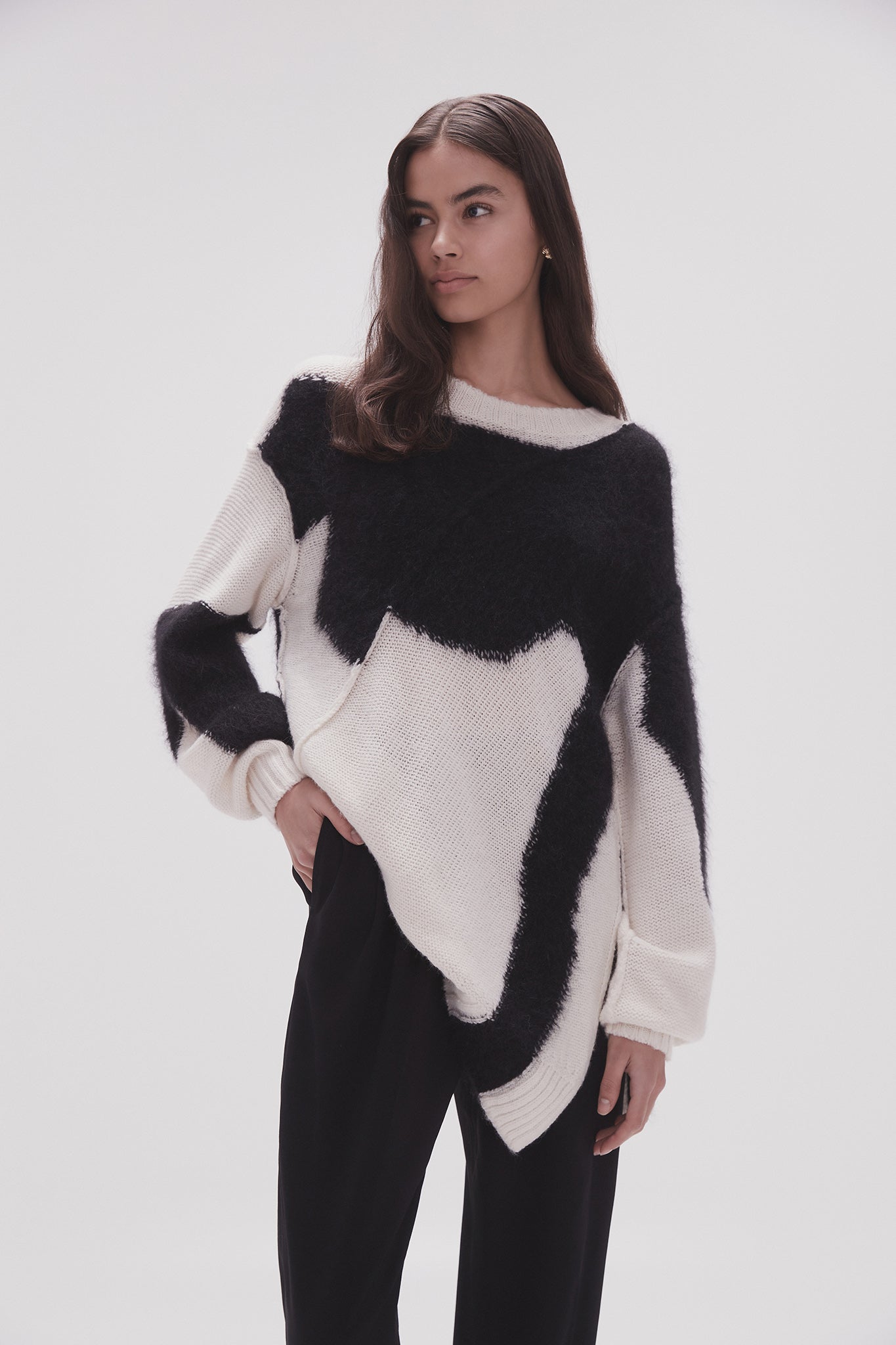 Addie Intarsia Knit Jumper – Aje ROW