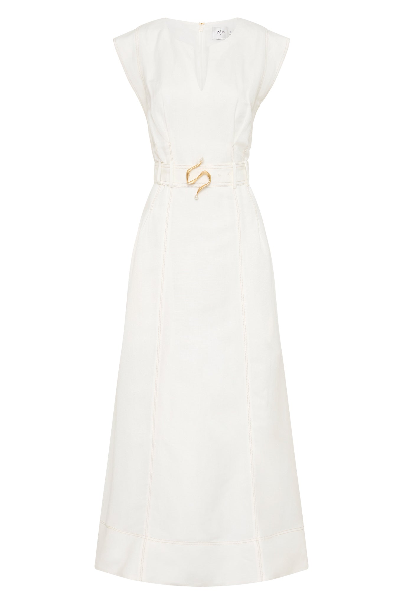 O'Blanc Strapless A-Line Midi Dress - District 5 Boutique