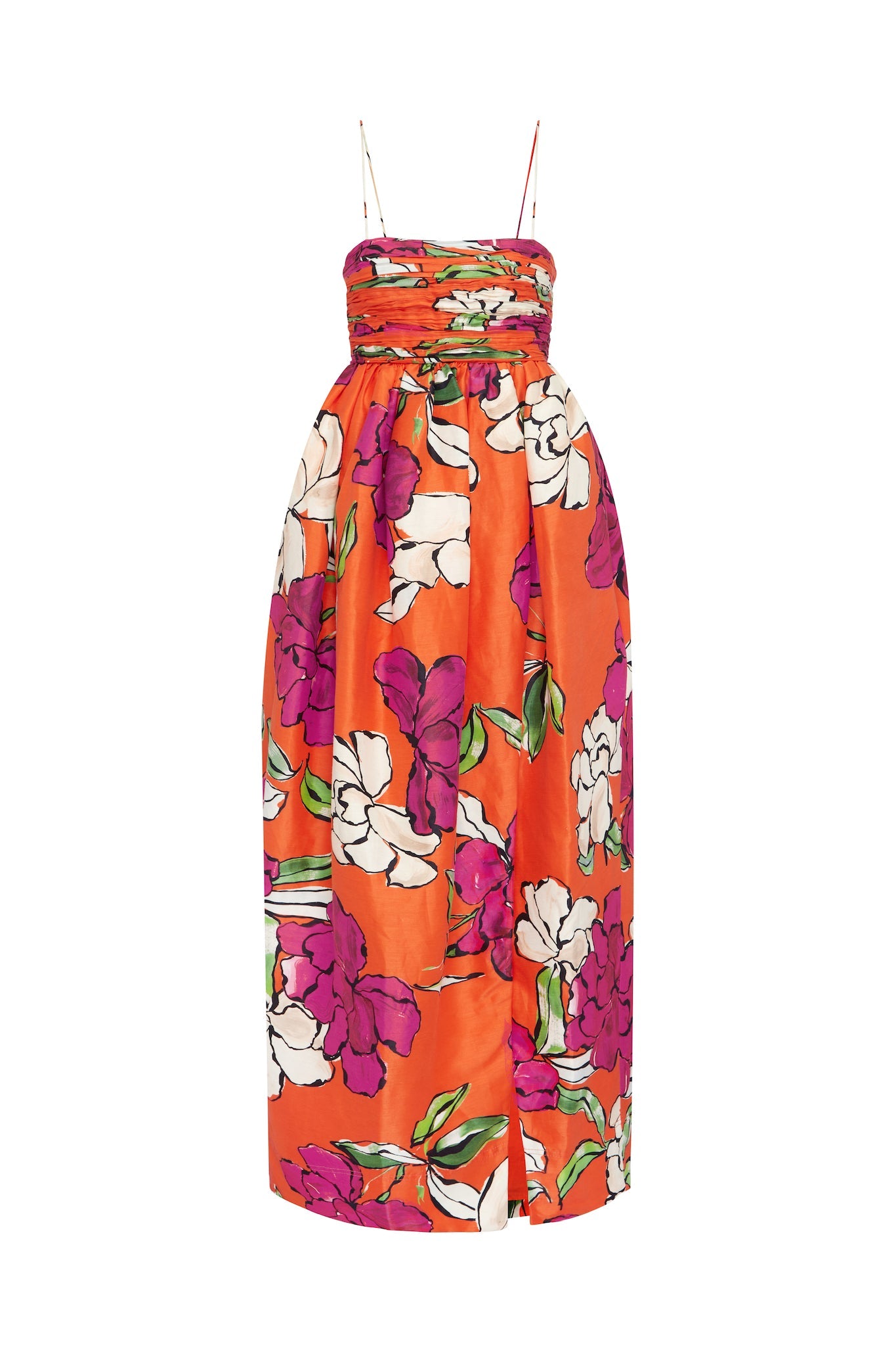 Monument Tulip Maxi Dress | Vivid Camellia | Aje