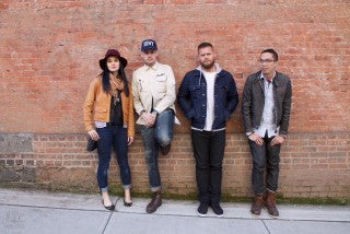 Vancouver judges from left to right, Carmen Faye Mathes (Sad Mag), Matt Townsend (Nudie), David Strong (Freenote Cloth), Jeffrey Lee (Doublewood Project)