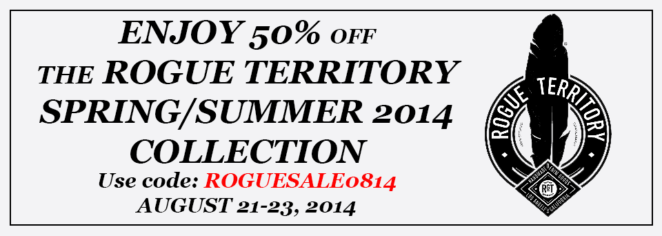 ROGUE TERRITORY SS14 SALE BANNER