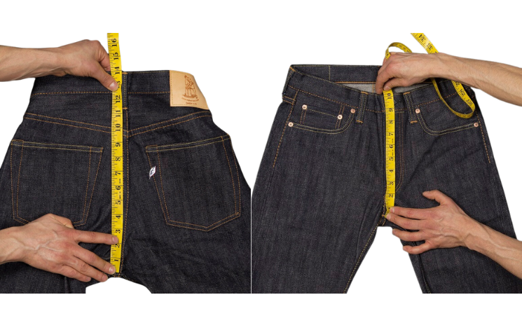 Jeans Measurement Diagram